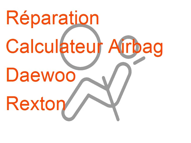 Calculateur Airbag Daewoo Rexton