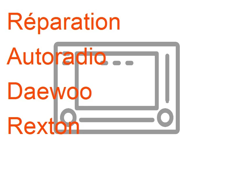 Autoradio Daewoo Rexton