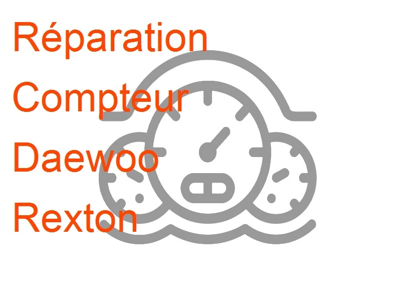 Compteur Daewoo Rexton