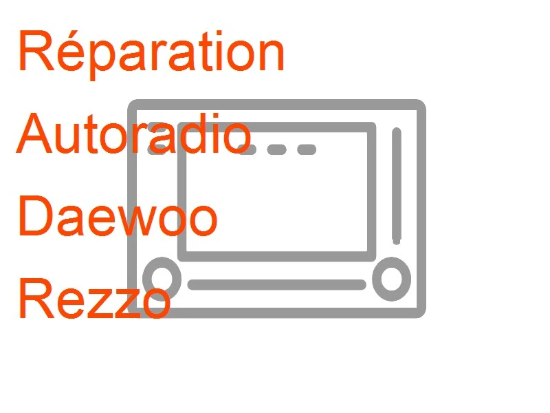 Autoradio Daewoo Rezzo
