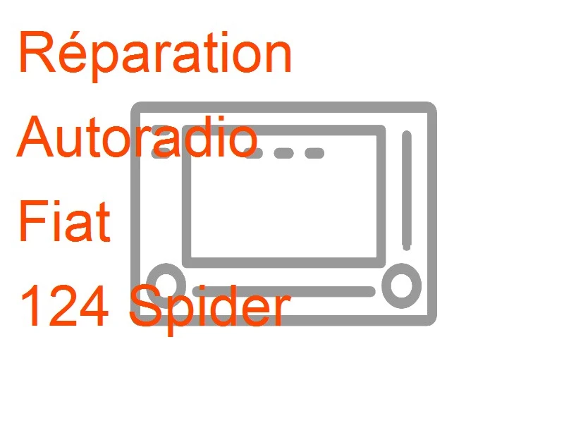 Autoradio Fiat 124 Spider