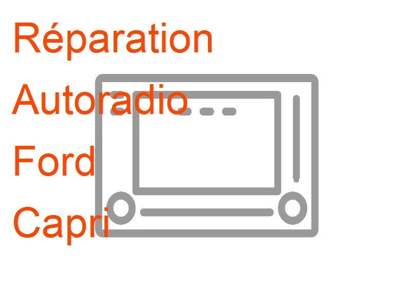 Autoradio Ford Capri