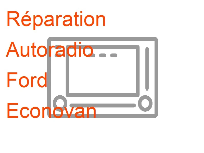 Autoradio Ford Econovan