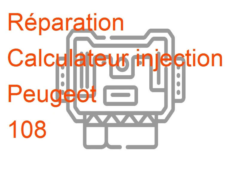 Calculateur injection Peugeot 108