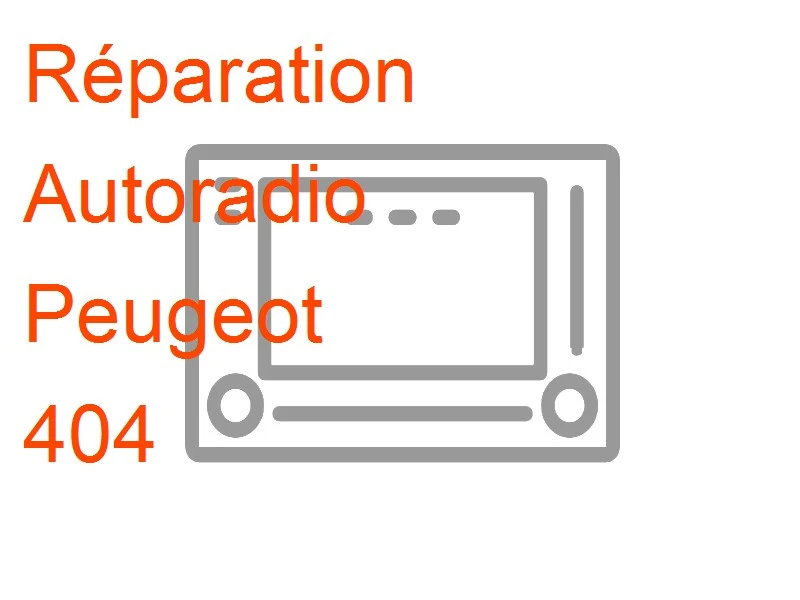 Autoradio Peugeot 404