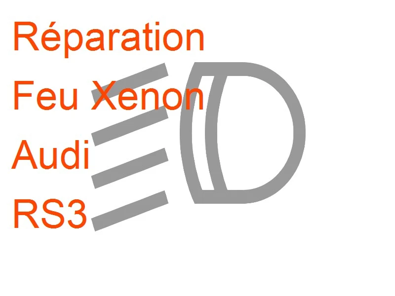 Feu Xenon Audi RS3