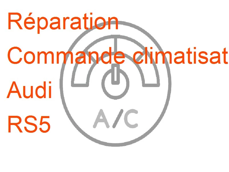 Commande climatisation Audi RS5