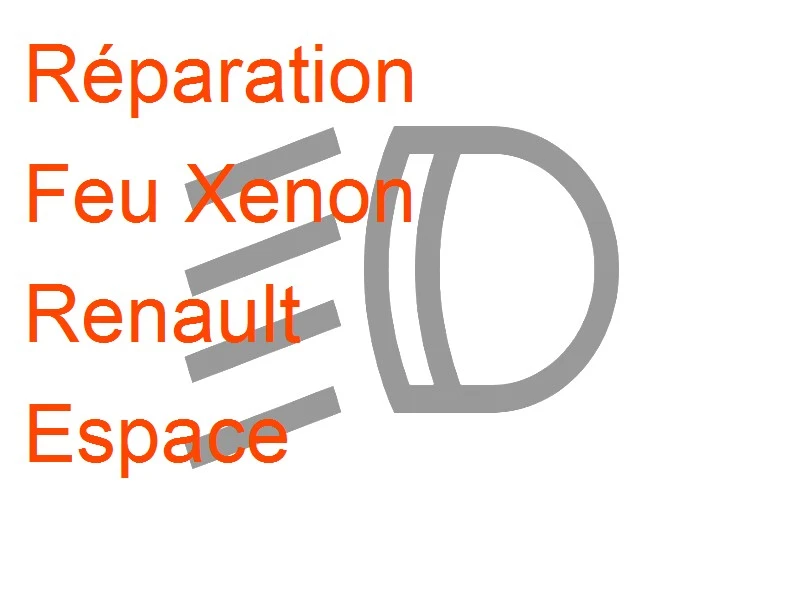 Feu Xenon Renault Espace