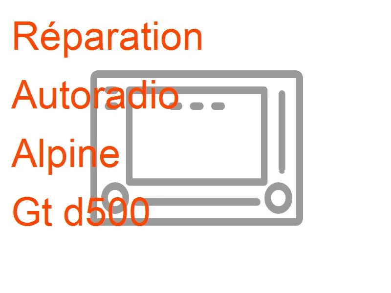 Autoradio Alpine Gt d500
