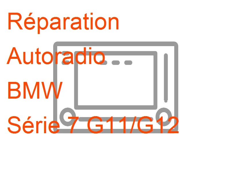Autoradio BMW Série 7 G11/G12
