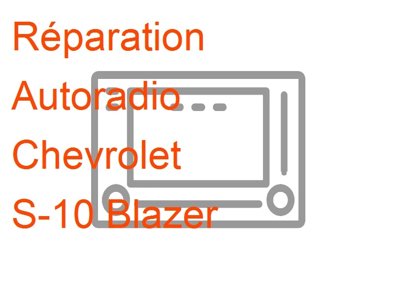 Autoradio Chevrolet S-10 Blazer