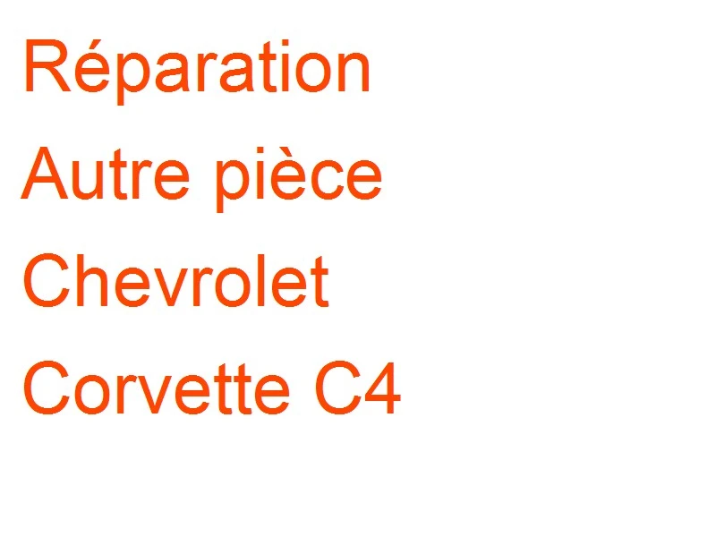 Autre pièce Chevrolet Corvette C4