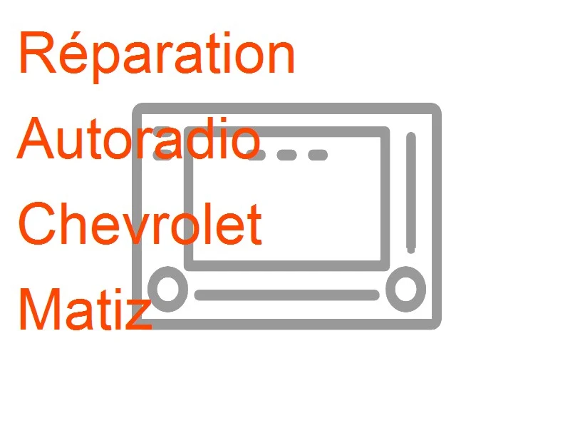 Autoradio Chevrolet Matiz