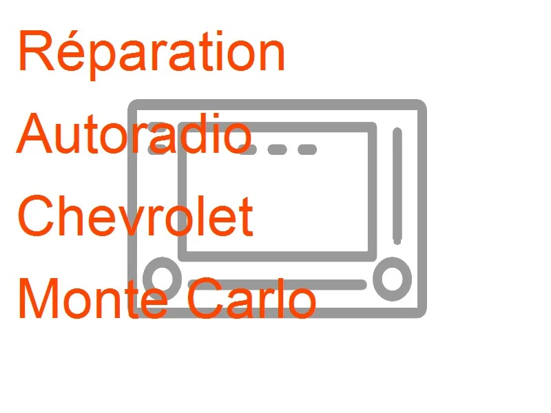Autoradio Chevrolet Monte Carlo