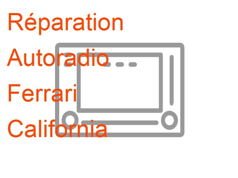 Autoradio Ferrari California