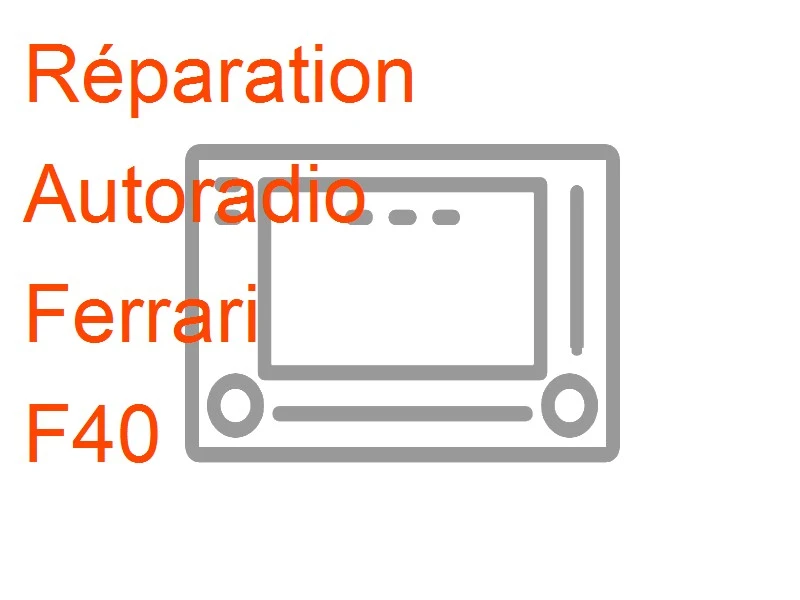Autoradio Ferrari F40