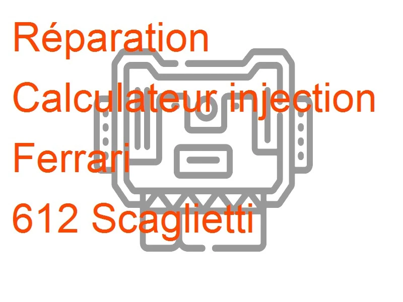 Calculateur injection Ferrari 612 Scaglietti