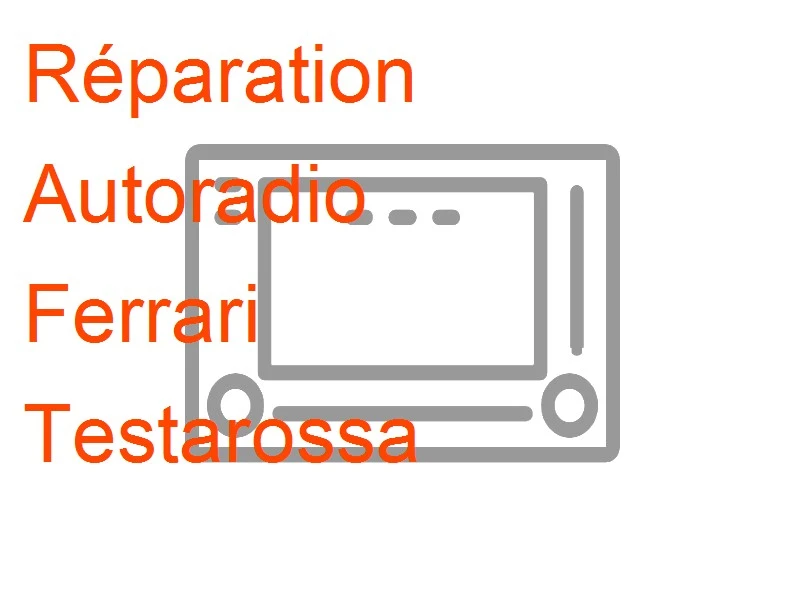 Autoradio Ferrari Testarossa