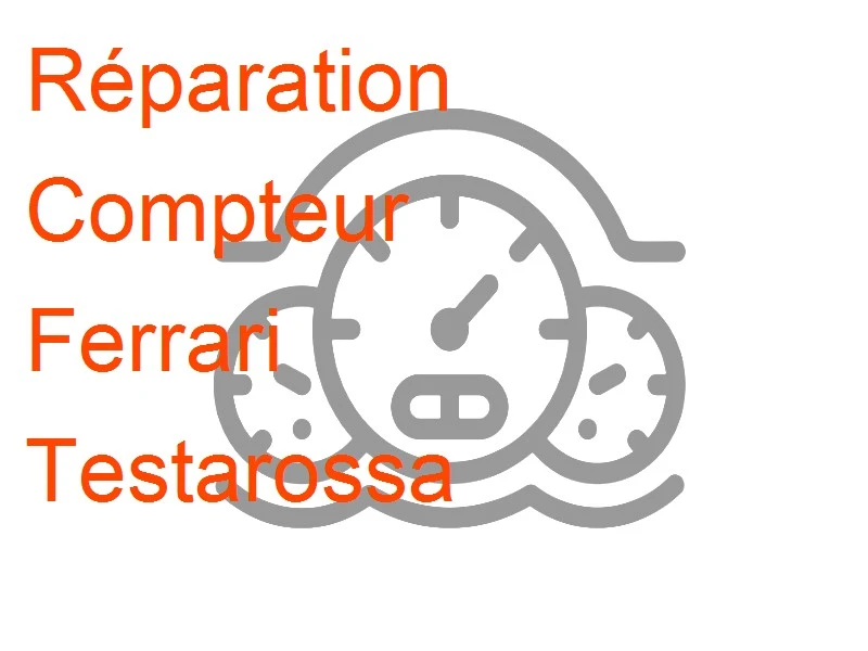 Compteur Ferrari Testarossa