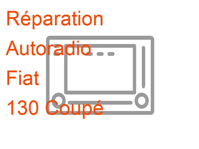 Autoradio Fiat 130 Coupé