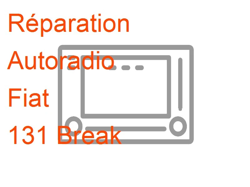 Autoradio Fiat 131 Break