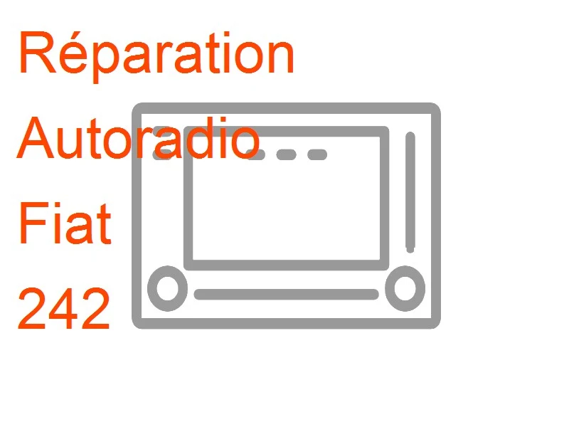 Autoradio Fiat 242
