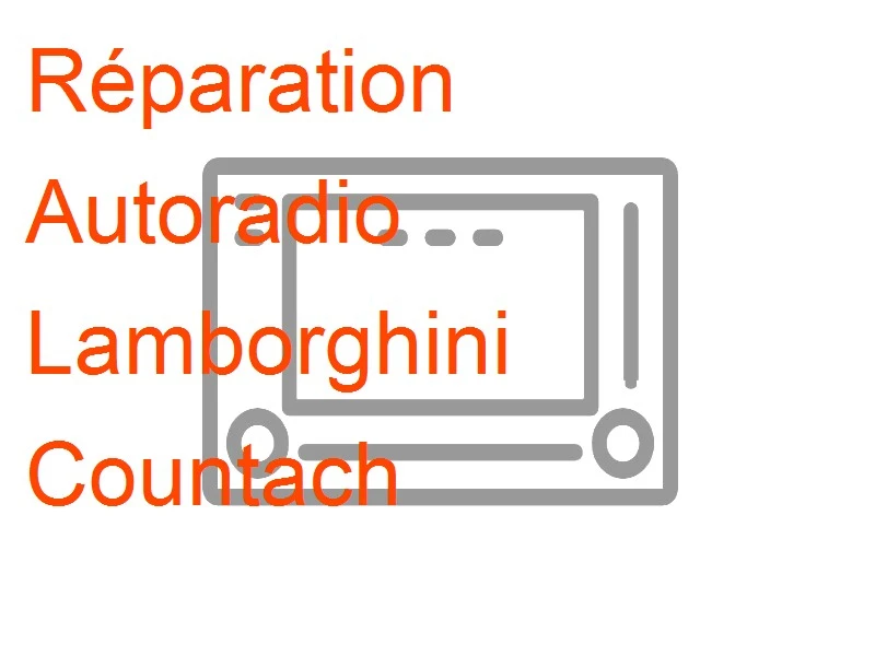 Autoradio Lamborghini Countach