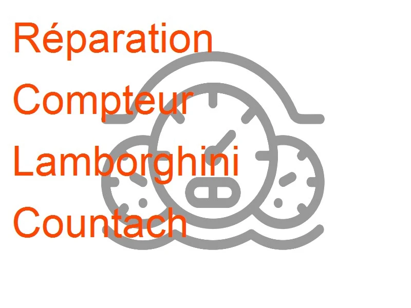 Compteur Lamborghini Countach