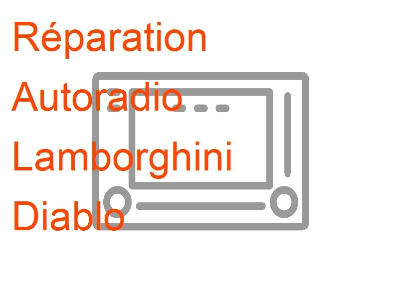 Autoradio Lamborghini Diablo