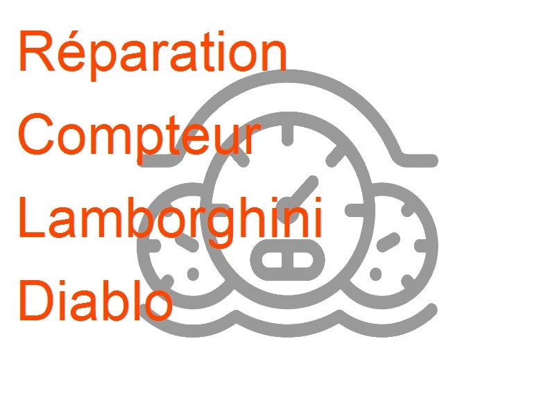 Compteur Lamborghini Diablo