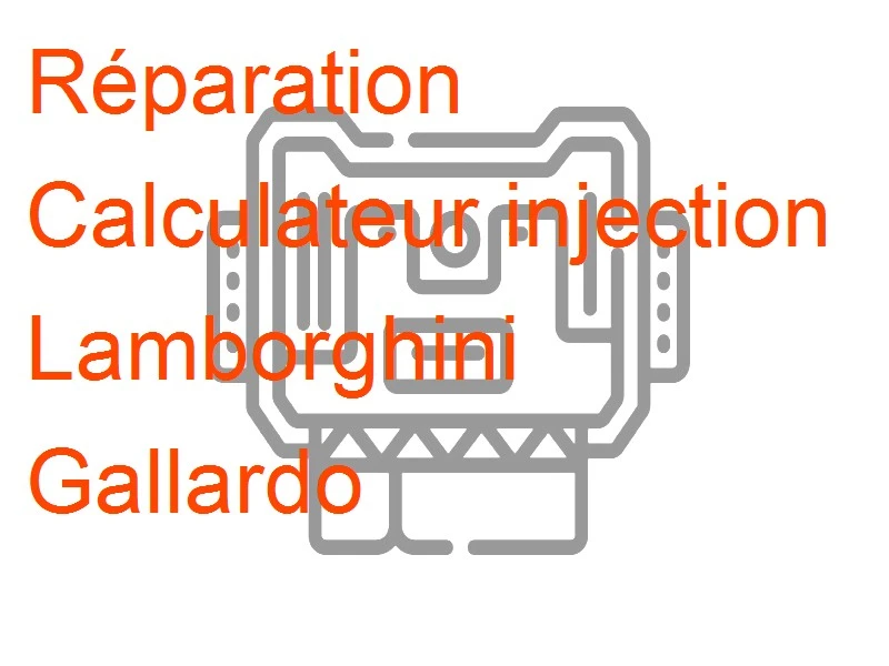 Calculateur injection Lamborghini Gallardo