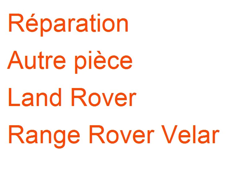 Autre pièce Land Rover Range Rover Velar