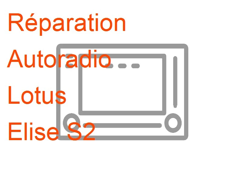 Autoradio Lotus Elise S2