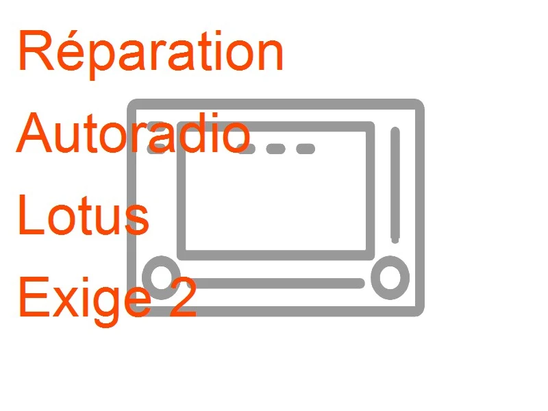 Autoradio Lotus Exige 2