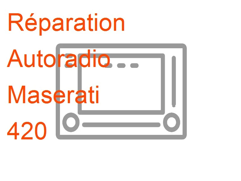 Autoradio Maserati 420