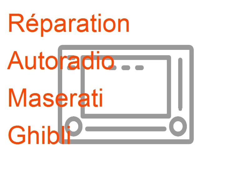 Autoradio Maserati Ghibli