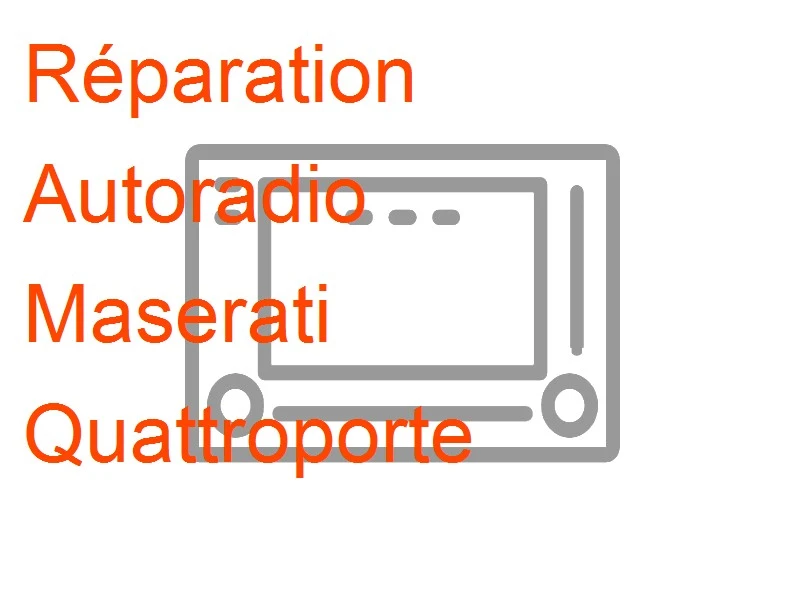 Autoradio Maserati Quattroporte