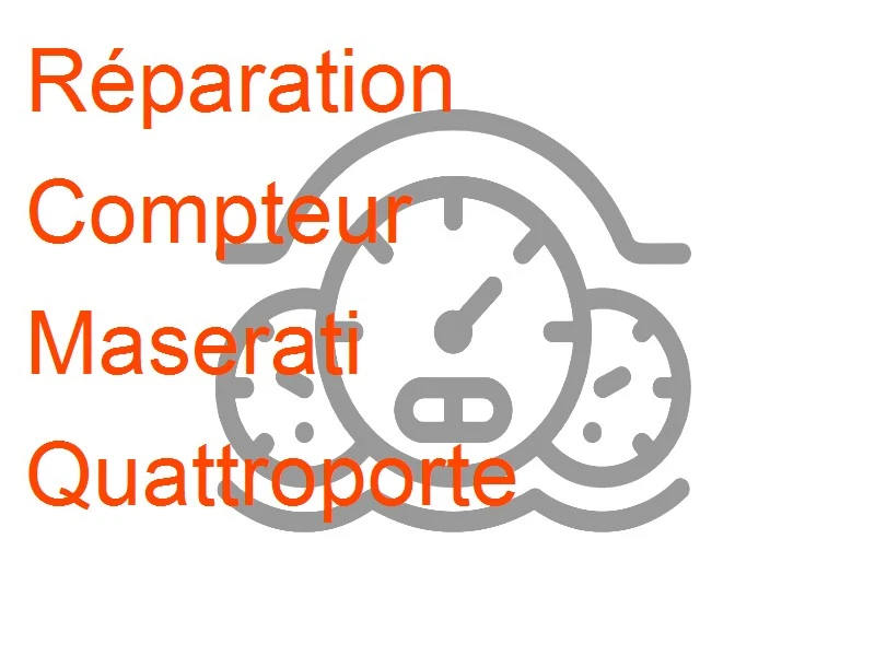 Compteur Maserati Quattroporte