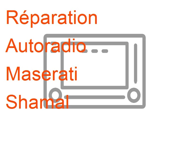 Autoradio Maserati Shamal