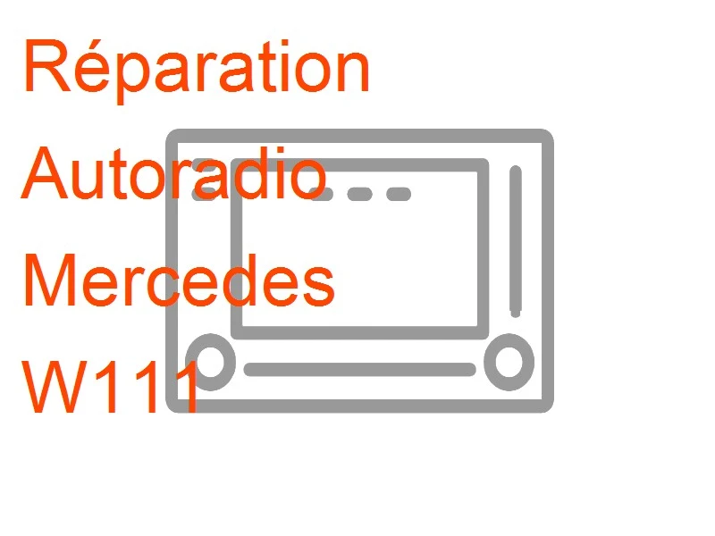 Autoradio Mercedes W111
