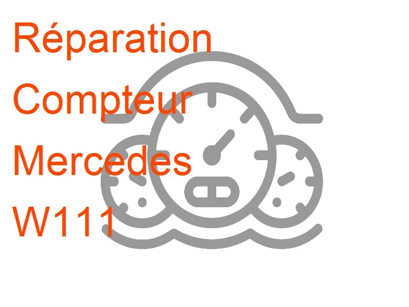Compteur Mercedes W111