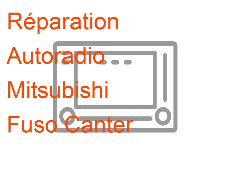 Autoradio Mitsubishi Fuso Canter