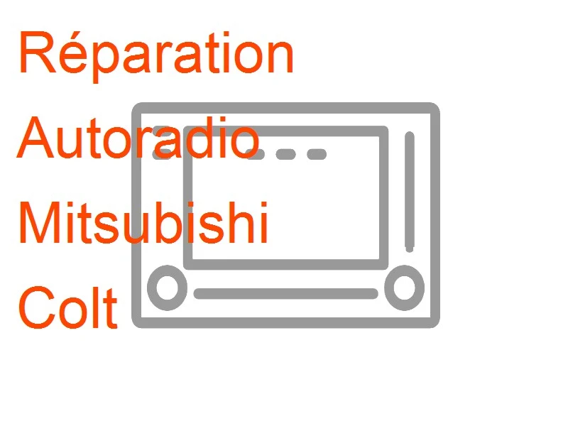 Autoradio Mitsubishi Colt