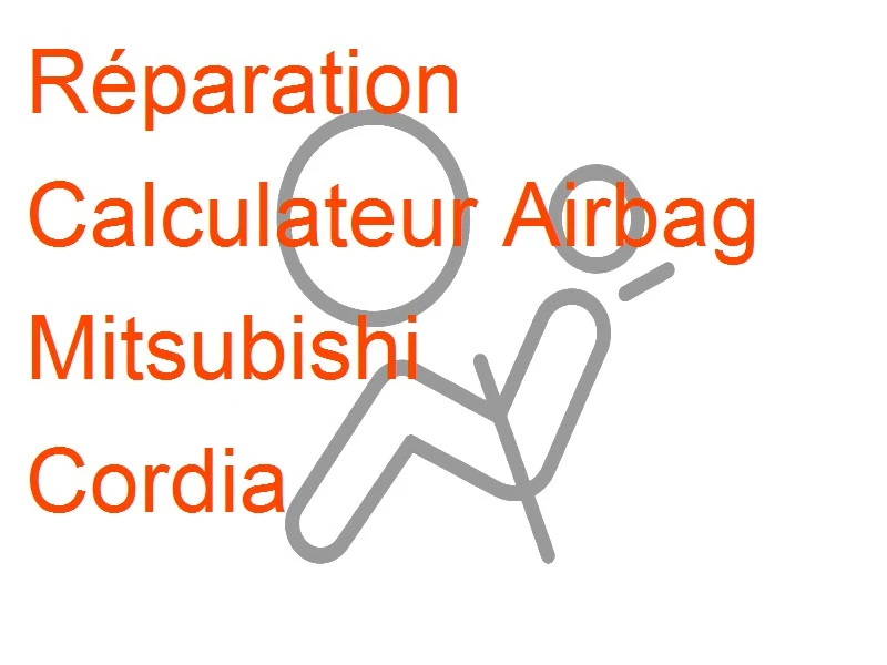 Calculateur Airbag Mitsubishi Cordia