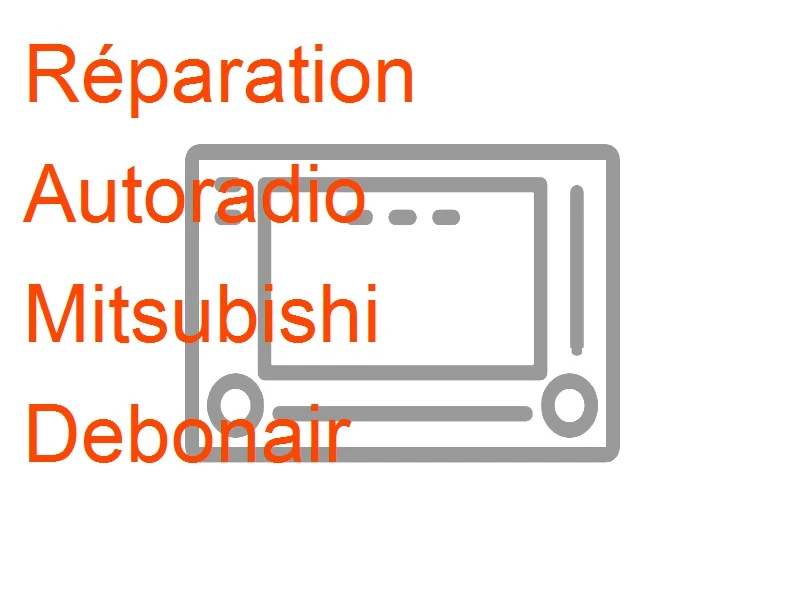 Autoradio Mitsubishi Debonair