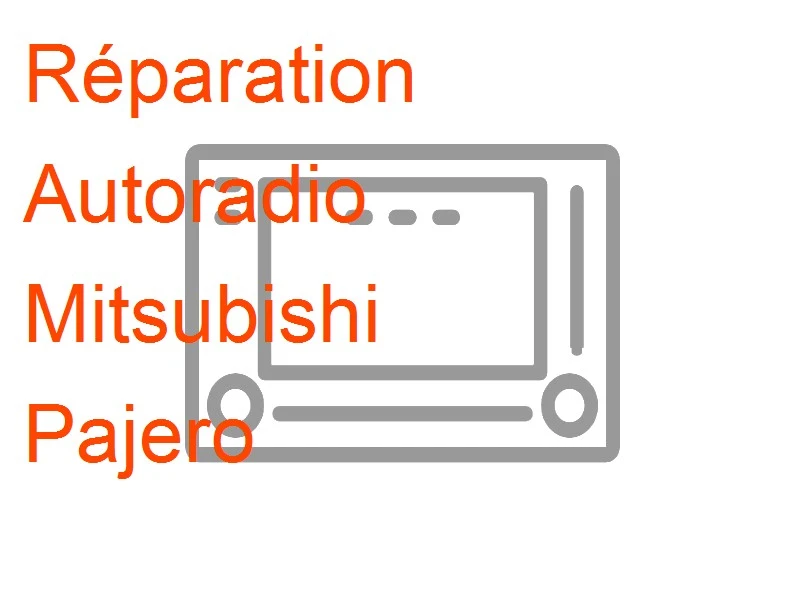 Autoradio Mitsubishi Pajero
