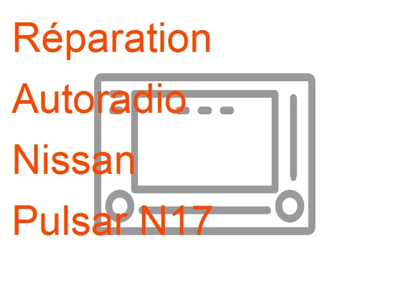 Autoradio Nissan Pulsar N17