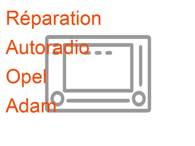 Autoradio Opel Adam