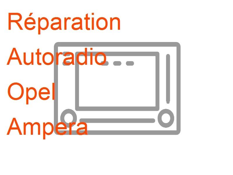 Autoradio Opel Ampera