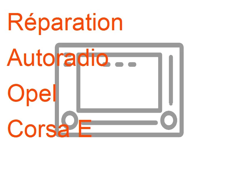 Autoradio Opel Corsa E
